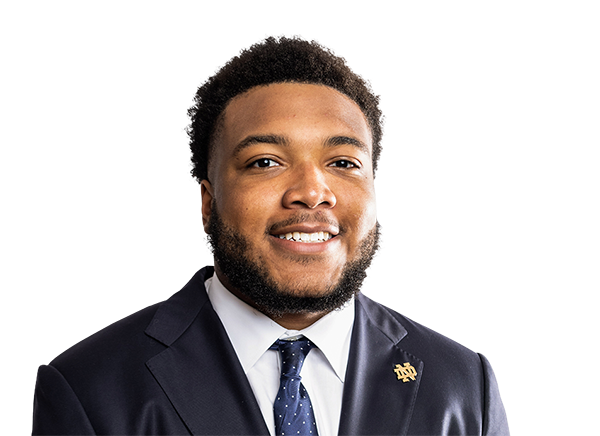 Blake Fisher  OT  Notre Dame | NFL Draft 2024 Souting Report - Portrait Image