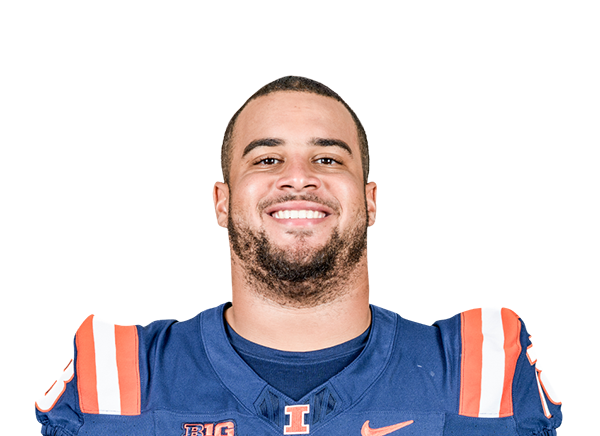 Isaiah Adams  OT  Illinois | NFL Draft 2024 Souting Report - Portrait Image