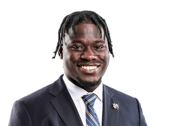 RJ Oben  DL  Notre Dame | NFL Draft 2025 Souting Report - Portrait Image