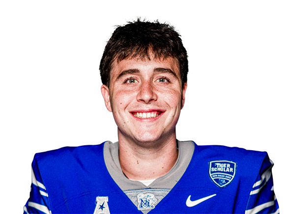 Seth Henigan  QB  Memphis | NFL Draft 2025 Souting Report - Portrait Image