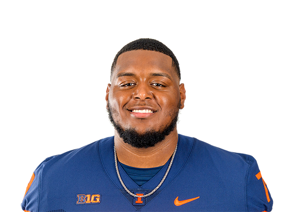 Vederian Lowe  OT  Illinois | NFL Draft 2022 Souting Report - Portrait Image