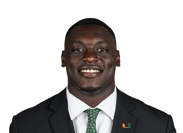 Wesley Bissainthe  LB  Miami | NFL Draft 2026 Souting Report - Portrait Image