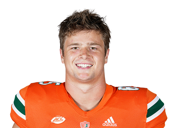 Will Mallory  TE  Miami | NFL Draft 2023 Souting Report - Portrait Image